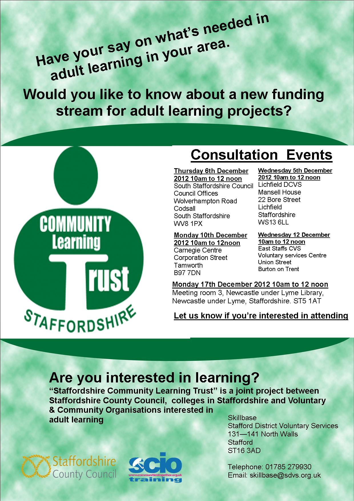 Events flyer