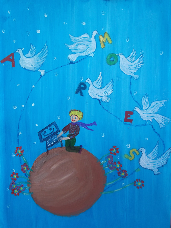 Little prince with a laptop (2)
