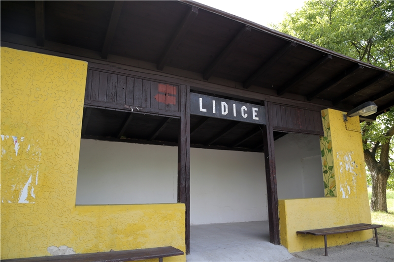 Lidice Bus stop