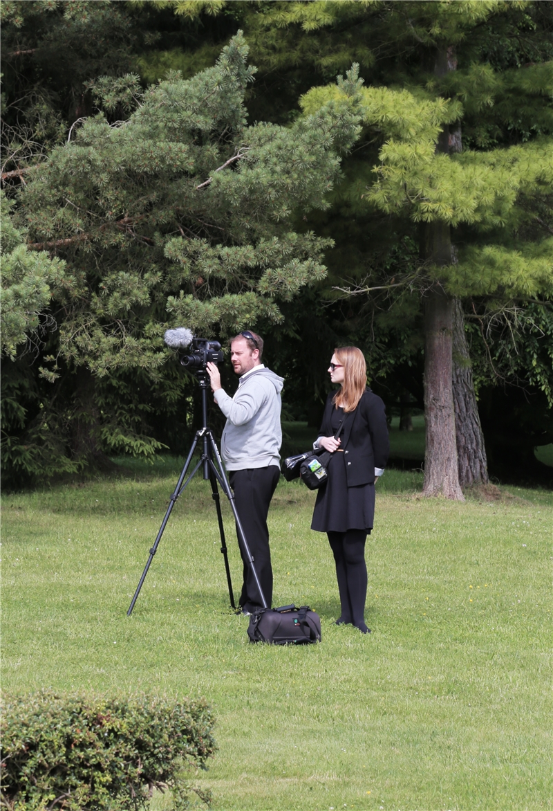 Junction 15 filming in Lidice