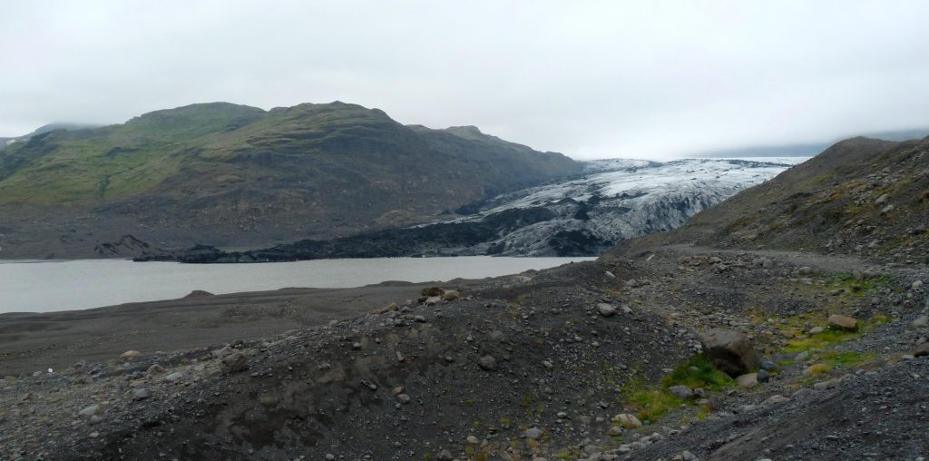 Sólheimajökull glacier, Southern Iceland, June 2016. Photo F. Tweed.