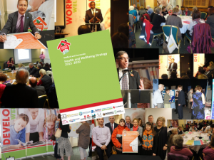 A collection of images from the Health and Wellbeing Strategy