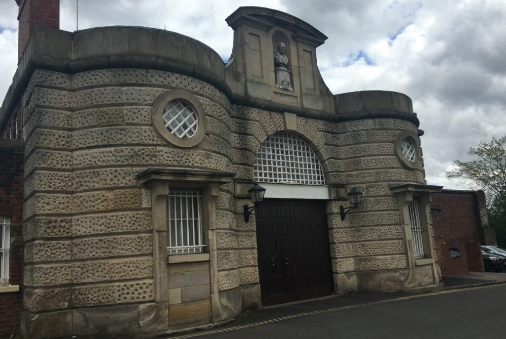 Entrance to the old Dana Prison (HMP Shrewsbury)