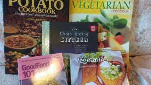 Variety of cookbooks