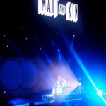 matt and kim live on stage in manchester