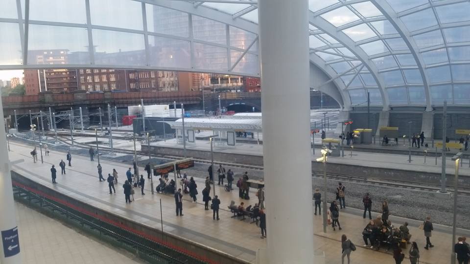 Manchester train station