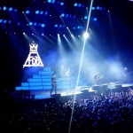 fall out boy performing live on stage