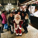 Annrose and friends with a little santa