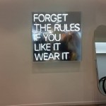 Mirror on the wall - Forget the rules, If you like it, wear it