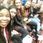 Annrose and her classmates in the Midwifery conference