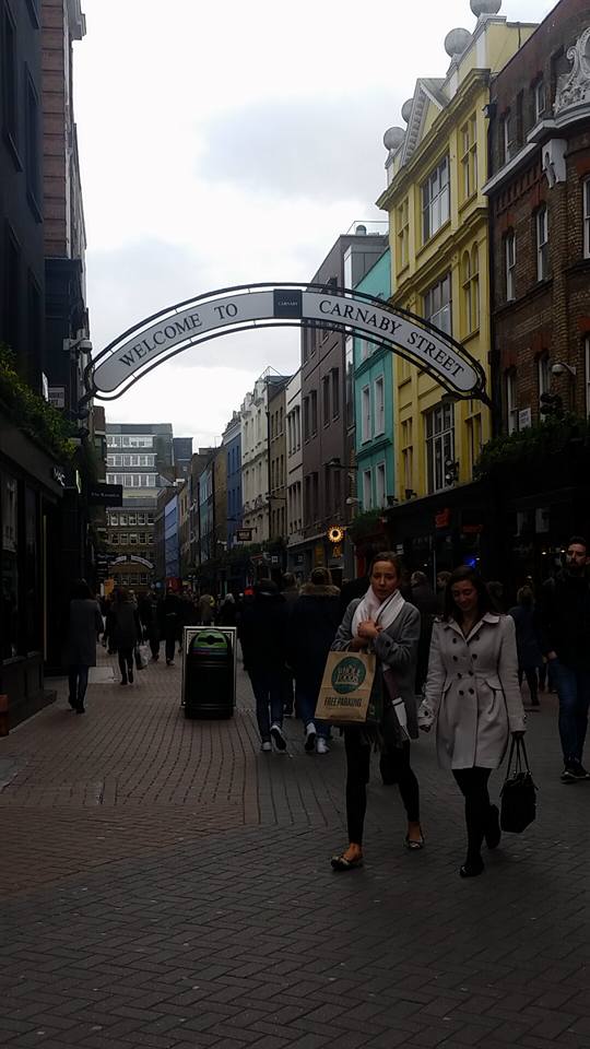 Carnaby street in London
