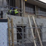 New entrance being built at Blackheath Lane