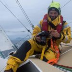 Richard on the boat with his camera